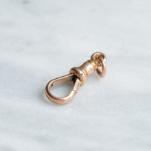 Load image into Gallery viewer, 9K Dog Clip Clasp Charm Holder / Connector