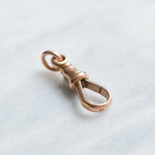 Load image into Gallery viewer, 9K Dog Clip Clasp Charm Holder / Connector