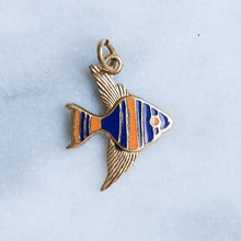 Load image into Gallery viewer, Vintage Enamel Angel Fish Pendant - B