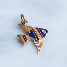 Load image into Gallery viewer, Vintage Enamel Angel Fish Pendant - B