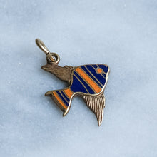 Load image into Gallery viewer, Vintage Enamel Angel Fish Pendant - A