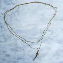 Load image into Gallery viewer, Antique 41 Inch Snake-Link Long Guard Watch Chain with Hand-Clasp