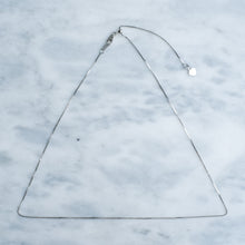 Load image into Gallery viewer, Vintage Italian 20 Inch 14K White Gold Box-Link Adjustable Chain