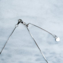 Load image into Gallery viewer, Vintage Italian 20 Inch 14K White Gold Box-Link Adjustable Chain