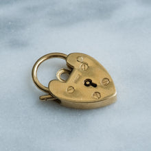 Load image into Gallery viewer, Vintage Medium G.J. Heart Padlock