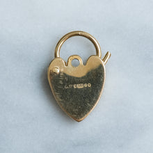 Load image into Gallery viewer, Vintage Medium G.J. Heart Padlock