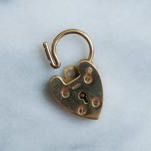 Load image into Gallery viewer, Vintage Medium G.J. Heart Padlock