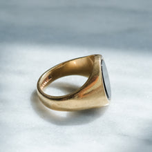 Load image into Gallery viewer, Vintage Onyx Signet Ring