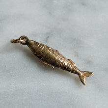 Load image into Gallery viewer, Vintage Tiny Trout Fish Pendant