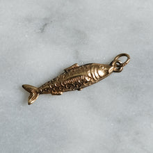 Load image into Gallery viewer, Vintage Tiny Trout Fish Pendant