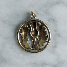 Load image into Gallery viewer, Vintage Cropp and Farr Enamel Thistle Charm