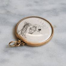 Load image into Gallery viewer, Vintage 14K Yellow Gold Winnie the Pooh and Piglet Pendant