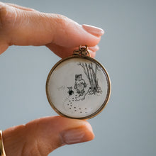 Load image into Gallery viewer, Vintage 14K Yellow Gold Winnie the Pooh and Piglet Pendant