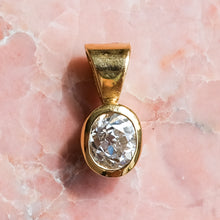 Load image into Gallery viewer, Antique Oval Old European Cut Diamond Pendant