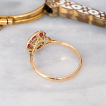 Load image into Gallery viewer, Antique Belle Èpoque era Diamond Ruby Target Ring