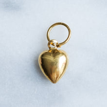 Load image into Gallery viewer, Vintage Tiny Puffy Heart Charm