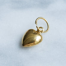 Load image into Gallery viewer, Vintage Tiny Puffy Heart Charm