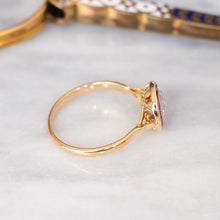 Load image into Gallery viewer, Antique Belle Èpoque era Diamond Ruby Target Ring