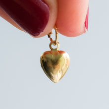 Load image into Gallery viewer, Vintage Tiny Puffy Heart Charm
