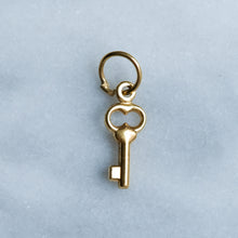 Load image into Gallery viewer, Vintage Tiny Key Charm