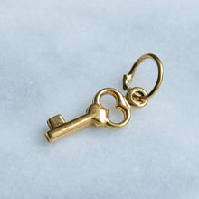 Load image into Gallery viewer, Vintage Tiny Key Charm