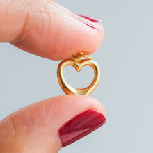 Load image into Gallery viewer, Vintage Openwork Heart Charm