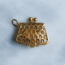 Load image into Gallery viewer, Vintage Articulated Openwork Handbag Charm
