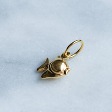Load image into Gallery viewer, Vintage Tiny Puffy Fish Charm