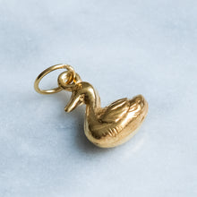 Load image into Gallery viewer, Vintage Tiny Swan Charm