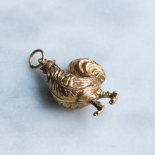 Load image into Gallery viewer, Vintage 3D Rooster Charm