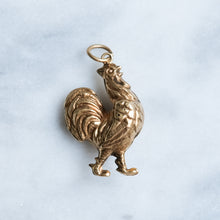 Load image into Gallery viewer, Vintage 3D Rooster Charm