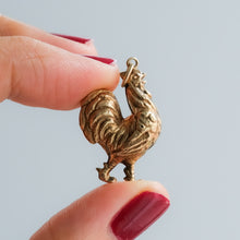 Load image into Gallery viewer, Vintage 3D Rooster Charm