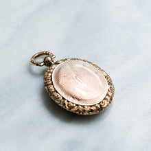 Load image into Gallery viewer, Georgian 10K Rose Gold Floral Chased Locket