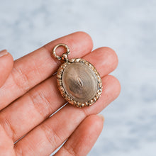 Load image into Gallery viewer, Georgian 10K Rose Gold Floral Chased Locket
