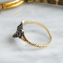 Load image into Gallery viewer, Antique Diamond Ruby Fox Ring