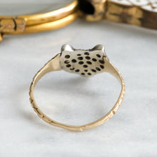 Load image into Gallery viewer, Antique Diamond Ruby Fox Ring