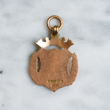Load image into Gallery viewer, Antique Victorian 9K Rose Gold Shield Fob