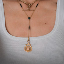 Load image into Gallery viewer, Antique Victorian 9K Rose Gold Shield Fob