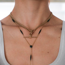 Load image into Gallery viewer, Antique Victorian 9K Rose Gold Curb Link Albert Watch Chain