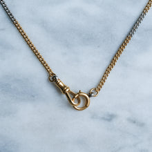 Load image into Gallery viewer, Antique Two-Tone Curb-Link Watch Chain