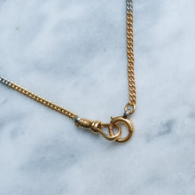 Load image into Gallery viewer, Antique Two-Tone Curb-Link Watch Chain