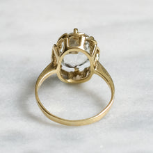 Load image into Gallery viewer, Vintage 14K Yellow Gold Aquamarine Ring