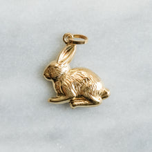 Load image into Gallery viewer, Vintage Bunny Rabbit Charm