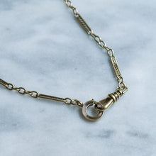 Load image into Gallery viewer, Antique Decorative Bar-Link Watch Chain