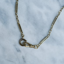 Load image into Gallery viewer, Antique Decorative Bar-Link Watch Chain