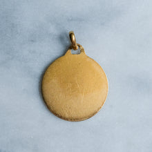 Load image into Gallery viewer, Vintage Round QU'HIER QUE DEMAIN Augis Pendant
