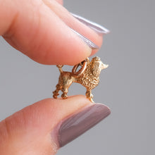 Load image into Gallery viewer, Vintage 9K Yellow Gold Poodle Charm