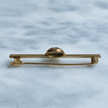 Load image into Gallery viewer, Antique Essex Crystal Ginger Cat Brooch