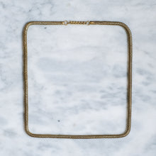 Load image into Gallery viewer, Victorian 10K Yellow Gold Snake Chain