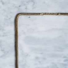Load image into Gallery viewer, Victorian 10K Yellow Gold Snake Chain